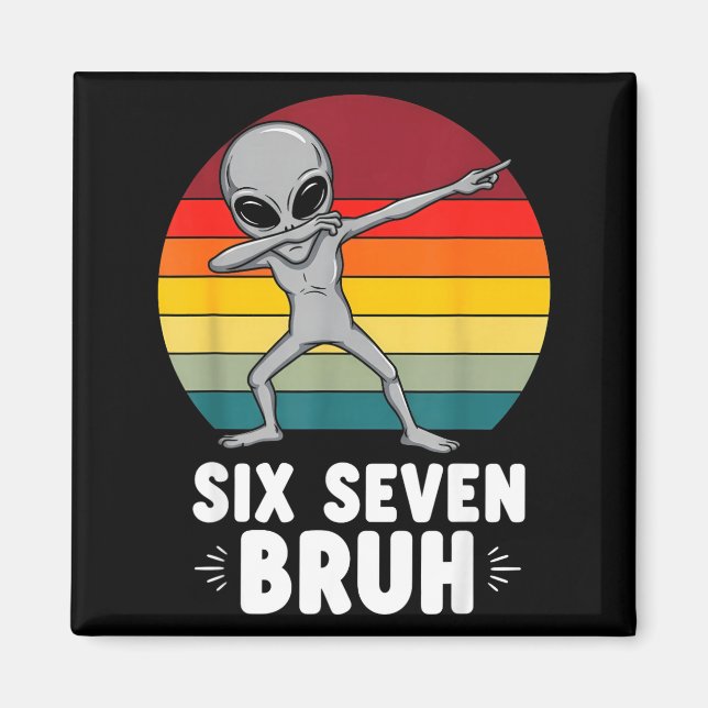 Imã 67 Animals Funny 67 Brainrot Youth Kids Alien 67  (Frente)