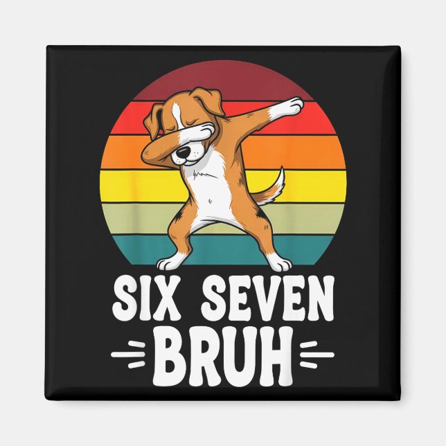 Imã 67 Animals Funny 67 Brainrot Youth Kids Dog 67  (Frente)