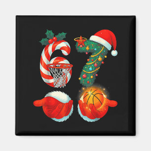 Imã 67 Basquete Papai Noel Seis Sete Meme Natal Srt M