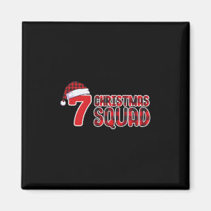 Imã 67 Camisa de Natal Six Seven Meme Squad 67 Plaid V