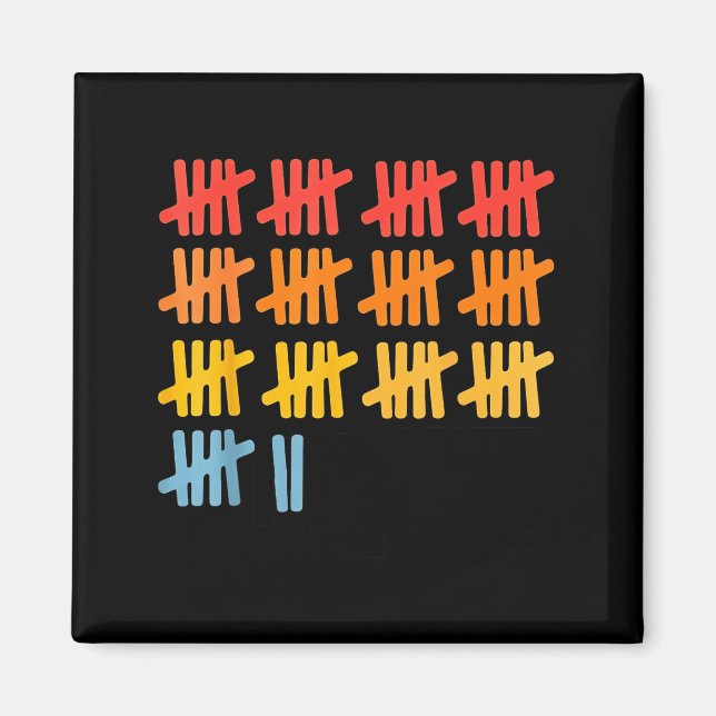 Imã 67 Counting Math Teacher Mathematics 67th Number  (Frente)