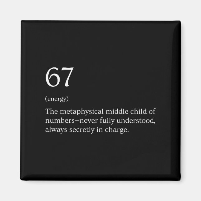 Imã 67 Definition Meme  (Frente)