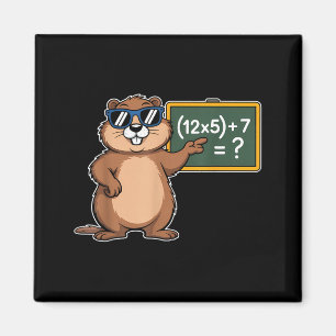 Imã 67 Dia da Marmota 6-7 Meme Professor de Matemática