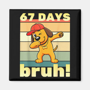 Imã 67 Dias De Escola Bruh Meme Divertido Professores 