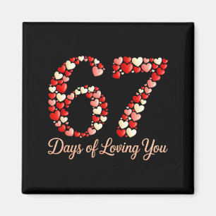 Imã 67 Dias De Te Amar Dia Dos Namorados Coração Seis
