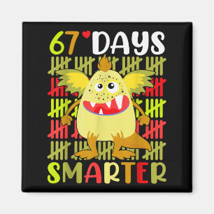 Imã 67 Dias Monstrozinho Mais Esperto 67º Dia Garota d