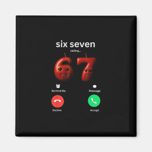 Imã 67 Está Chamando Meme Engraçado 67 Silly Ai Apple 