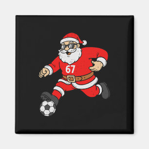 Imã 67 Futebol Papai Noel Seis Sete Meme Natal Esporte