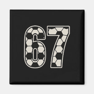 Imã 67 Futebol Seis Sete 6 7 Meme 67 _3
