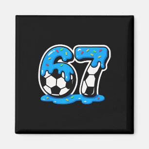 Imã 67 Futebol Sorvete Gotejamento Cérebro Podre Meme