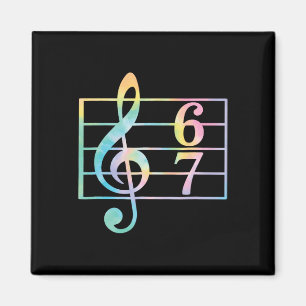 Imã 67 Gíria de Meme de Música Professor de Música Eng