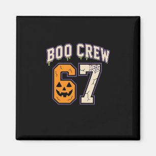 Imã 67 Halloween Boo Crew Jersey Esportivo Meme Brainr
