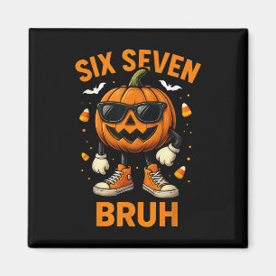 Imã 67 Halloween Divertido Seis Sete Meme Brainrot Abó
