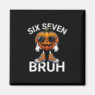 Imã 67 Halloween Divertido Seis Sete Meme Brainrot Abó