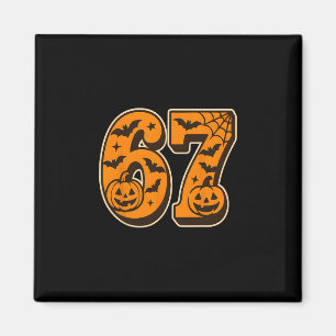 Imã 67 Halloween Seis Sete Brainrot Meme Meninos Crian