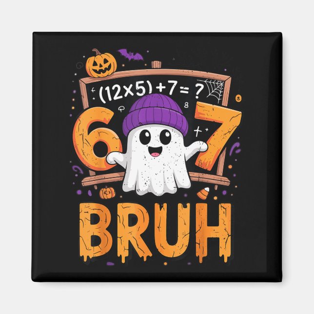 Imã 67 Math Teacher Halloween Costume Mathematics Math (Frente)