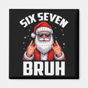 Imã 67 Meme 6 7 Natal engraçado Papai Noel Rock On Sei