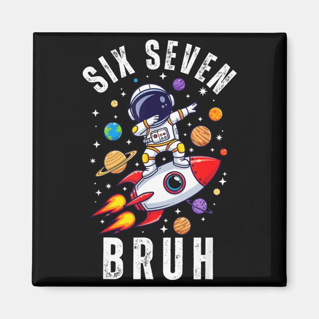 Imã 67 Meme Astronauta Dançando Dab no Espaço Engraçad (Frente)
