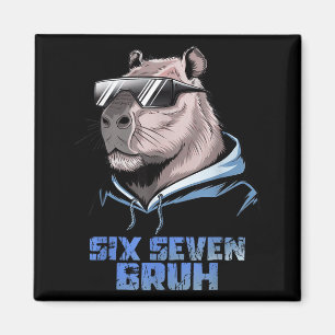 Imã 67 Meme Capivara Engraçado Seis Sete Bruh Capivara