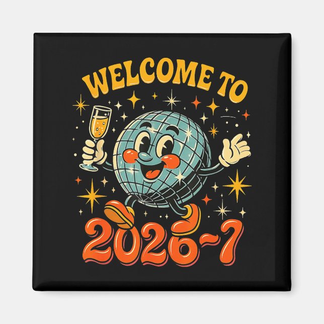 Imã 67 Meme Countdown Happy New Year Funny Drip Number (Frente)