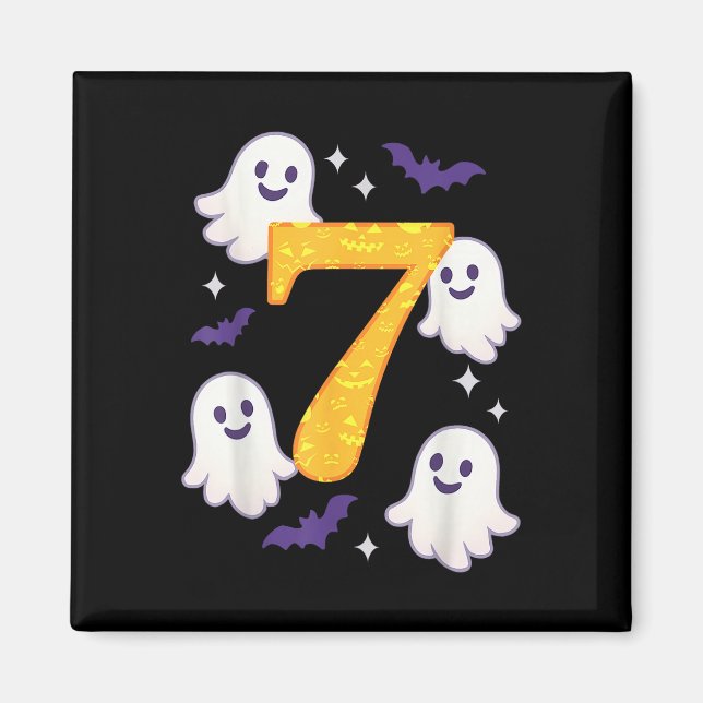 Imã 67 Meme de Halloween Engraçado Seis Sete Fantasia  (Frente)