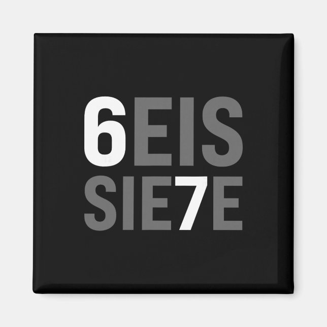 Imã 67 Meme Espanhol Seis Sete Seis Sete Espanhol Engr (Frente)