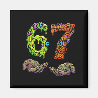 Imã 67 Meme Funny Gen Alpha Six Seven Hands Gesture Br