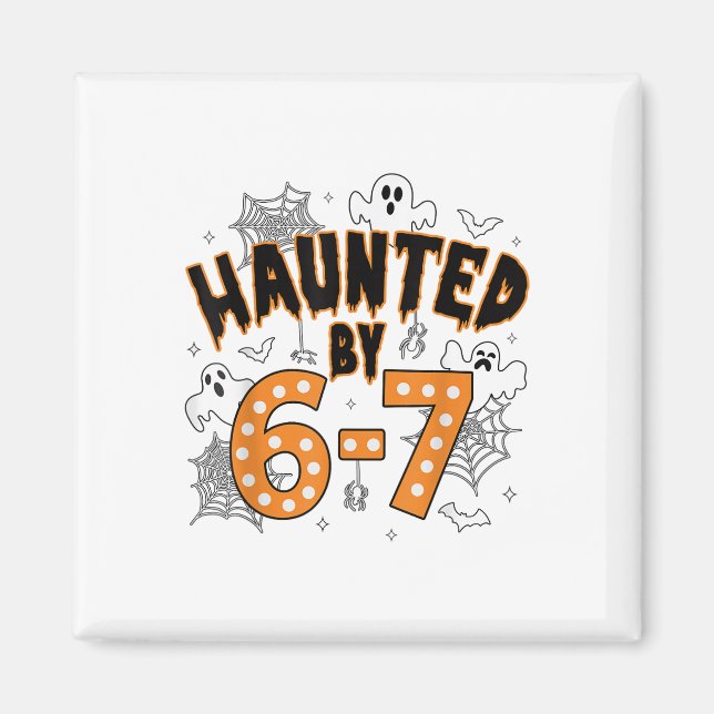 Imã 67 Meme Halloween Assombrado- Fantasma Engraçado E (Frente)