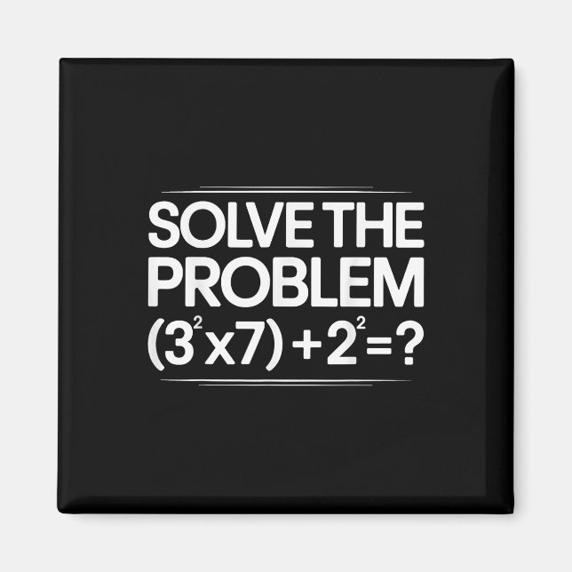 Imã 67 Meme Math Funny Six Seven Teacher Brainrot Joke (Frente)