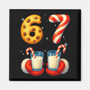 Imã 67 Meme Natal Biscoito Cane de Açúcar Engraçado Se