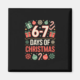 Imã 67 Meme Natal Férias Engraçado Seis Sete Geração A