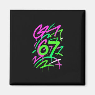 Imã 67 Meme Oculto Tendendo Gen Z Alpha Seis Sete 6 7