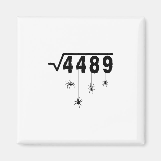 Imã 67 Meme Professor de Matemática 6 7 Aranhas de Hal (Frente)
