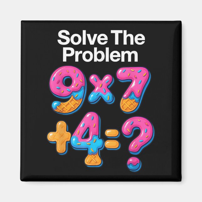 Imã 67 Meme Professor de Matemática Sorvete Drip 6 7 B (Frente)