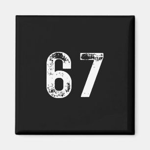 Imã 67 - Meme Pullover Hoodie Engraçado