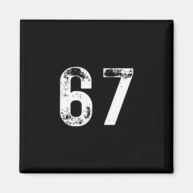 Imã 67 - Meme Pullover Hoodie Engraçado (Frente)