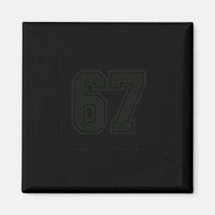 Imã 67 Meme Seis Sete 6 7 Design de Meme 6 7