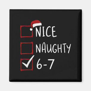 Imã 67 Meme Seis Sete Homens Meninos Natal 6-7 Meme Le