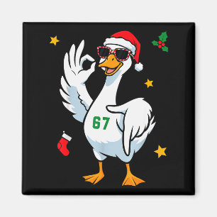 Imã 67 Meme Silly Goose 6 7 Divertido Seis Sete Natal