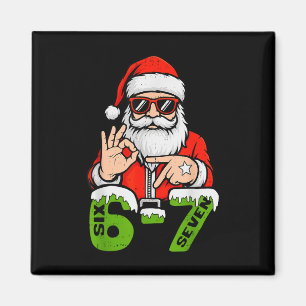 Imã 67 Meme Six Seven Papai Noel Natal Divertido Gen Z