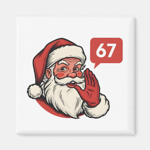 Imã 67 Natal Alegre Seis Sete Rotação Cerebral Papai N