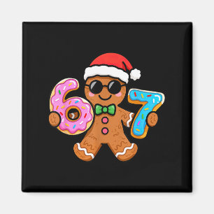 Imã 67 Natal Biscoito de Natal Six Seven Meme Geração