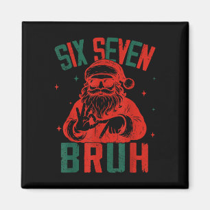 Imã 67 Natal Divertido Seis Sete Bruh Meme Brainrot Sa