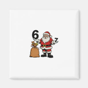 Imã 67 Natal Divertido Seis Sete Meme Brainrot Papai N
