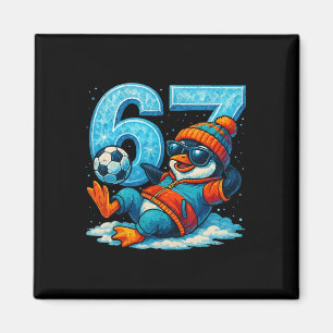 Imã 67 Presente de Meme de Inverno Engraçado de Futebo