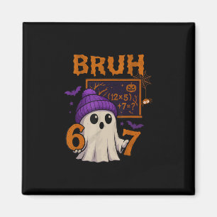 Imã 67 Professor Fantasma de Halloween Seis Sete Meme 