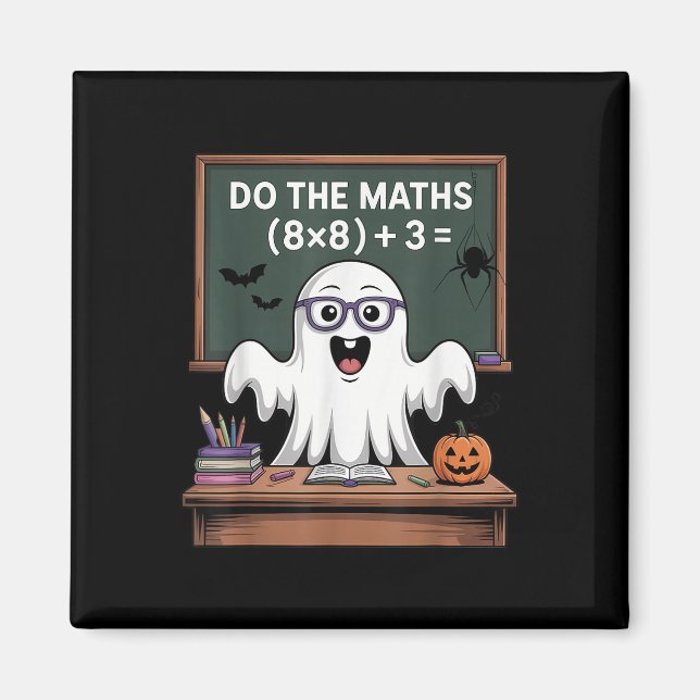 Imã 67 Professor Fantasma de Halloween Seis Sete Meme  (Frente)