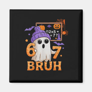 Imã 67 Professor Fantasma de Halloween Seis Sete Meme