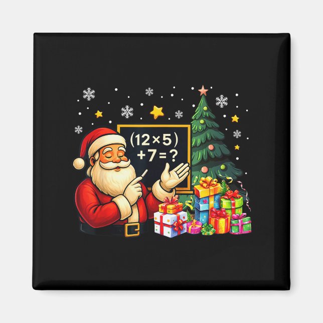 Imã 67 Professor Papai Noel Natal Seis Sete Meme Brain (Frente)