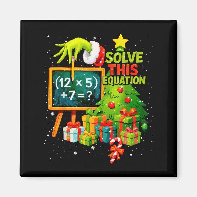 Imã 67 Professor Verde Natal Seis Sete Meme Brainrot (Frente)